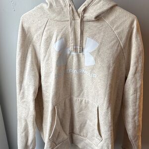 Under Armour Beige Hoodie with Logo